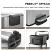 Set of 2 - 8 Gallon and 1.3 Gallon Stainless Steel Trash Can with Step-on Lid